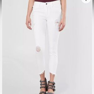 KanCan Mid-Rise Ankle Skinny Stretch Jean